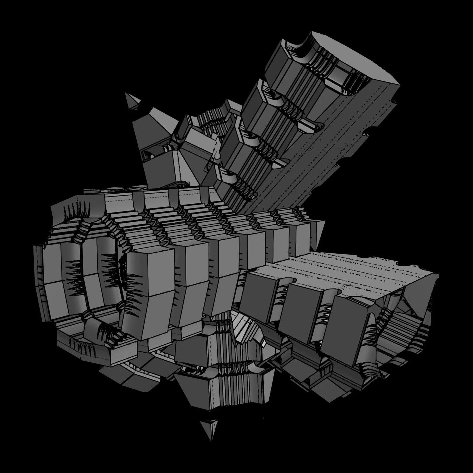 3D fractal made with Pixel Processor