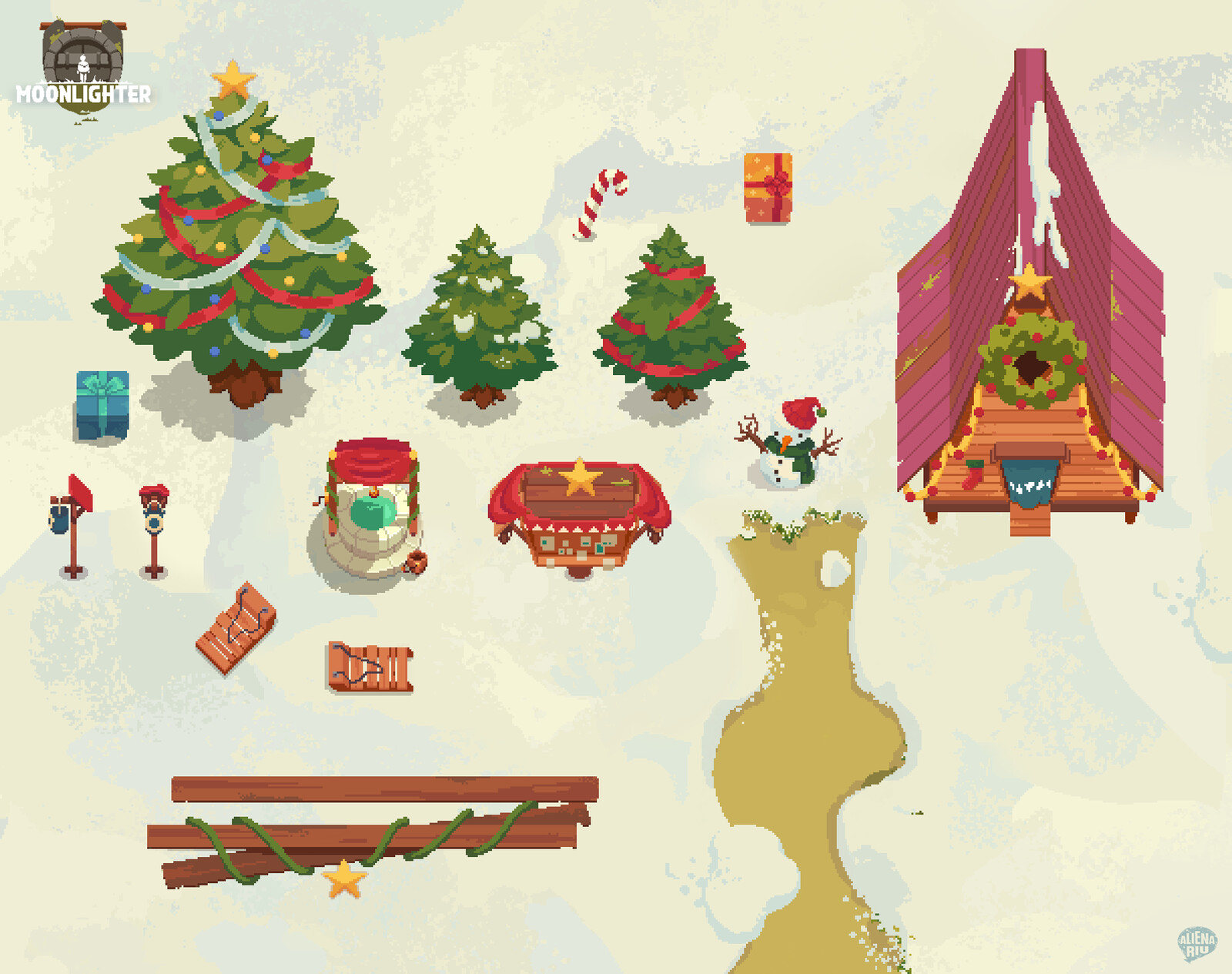 Some final sprites for Christmas.