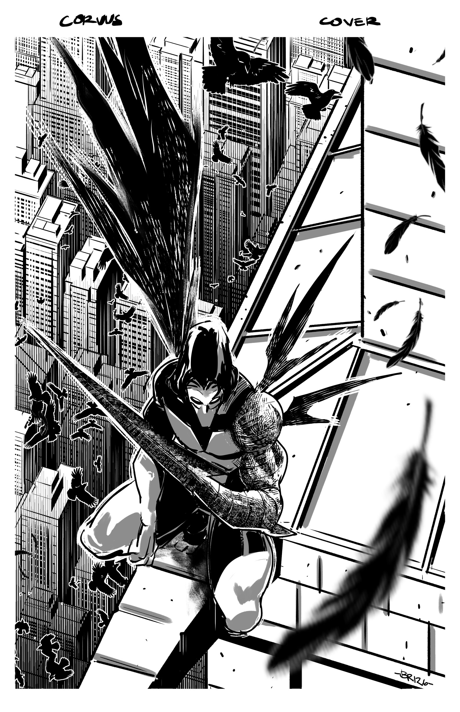 ArtStation - Corvus Comic Cover
