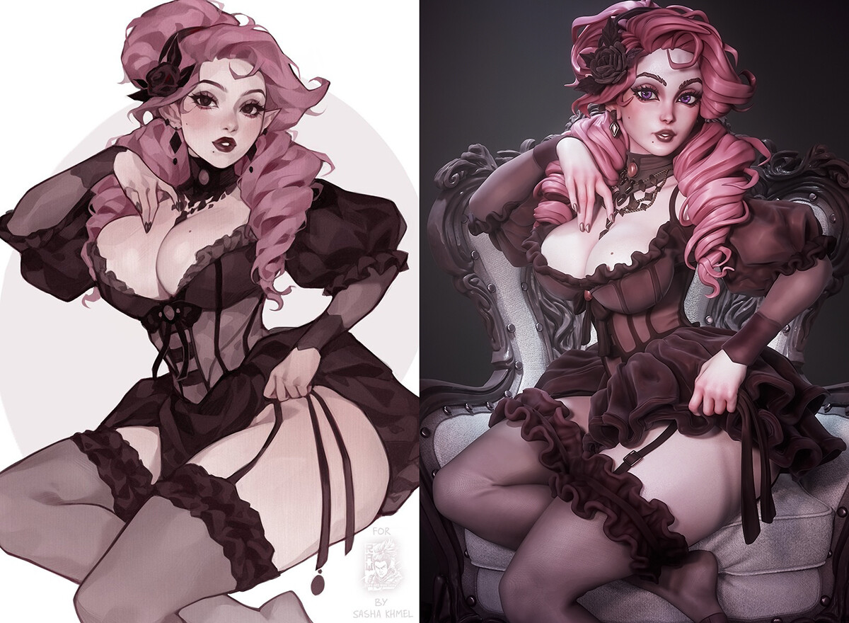 Sasha's Art commissioned by me