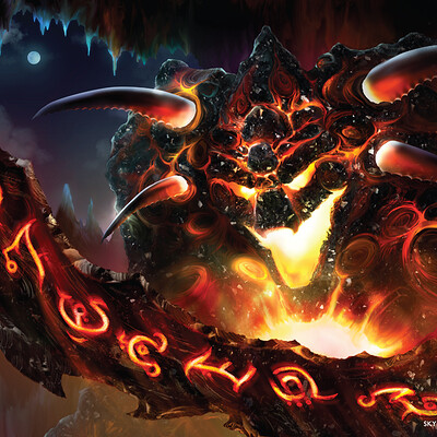 Obsidian Fire Golem