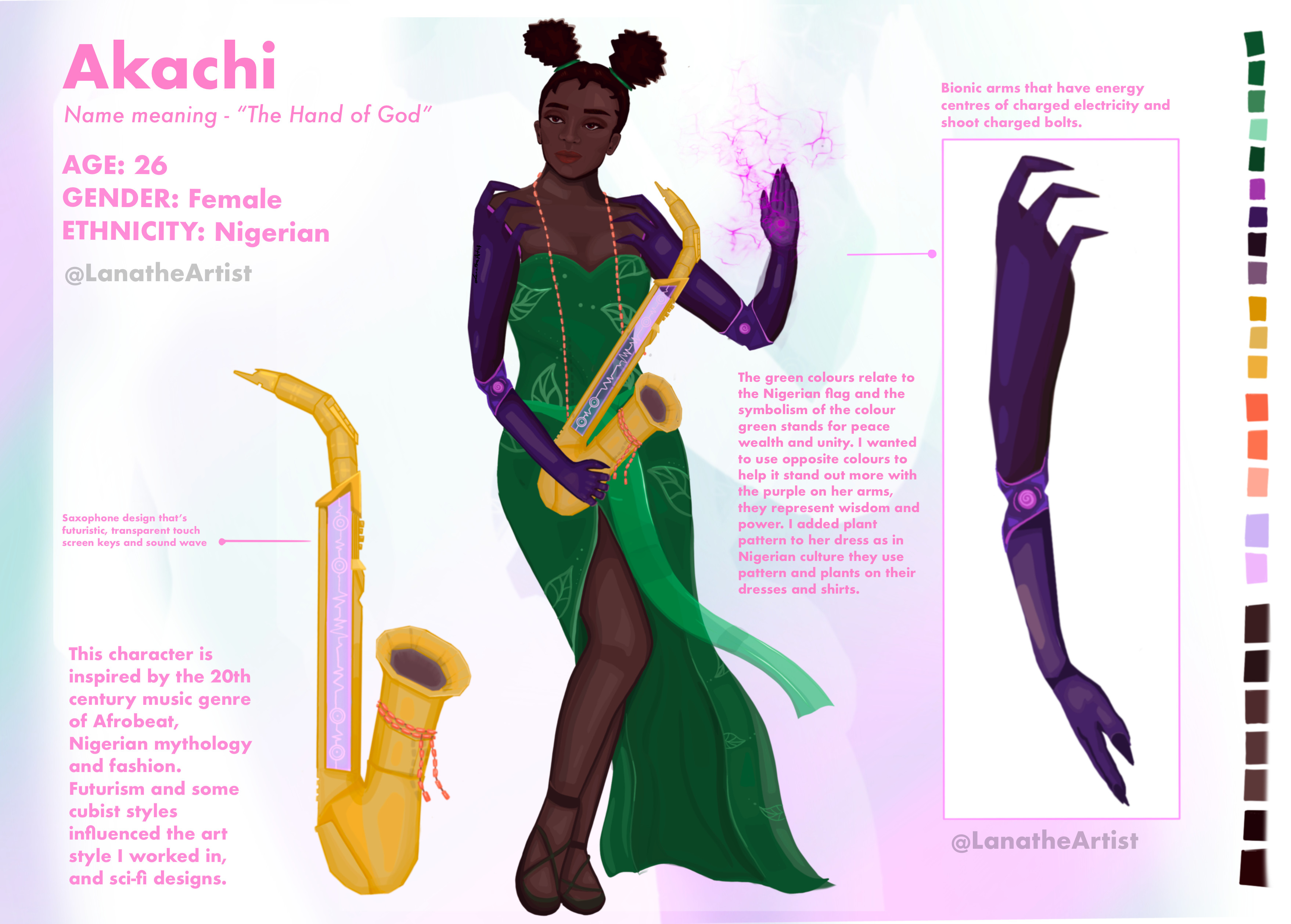 ArtStation - Music Inspired Character Designs