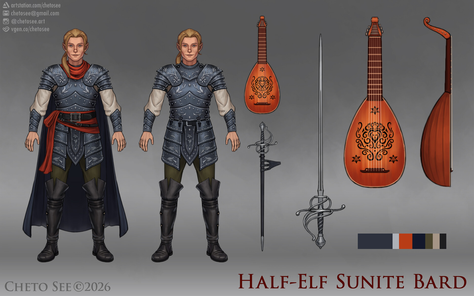 Character Reference Sheet Sample