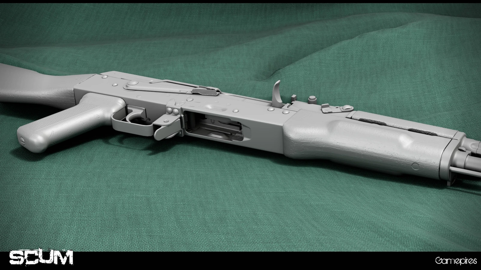 AKM - Clay render