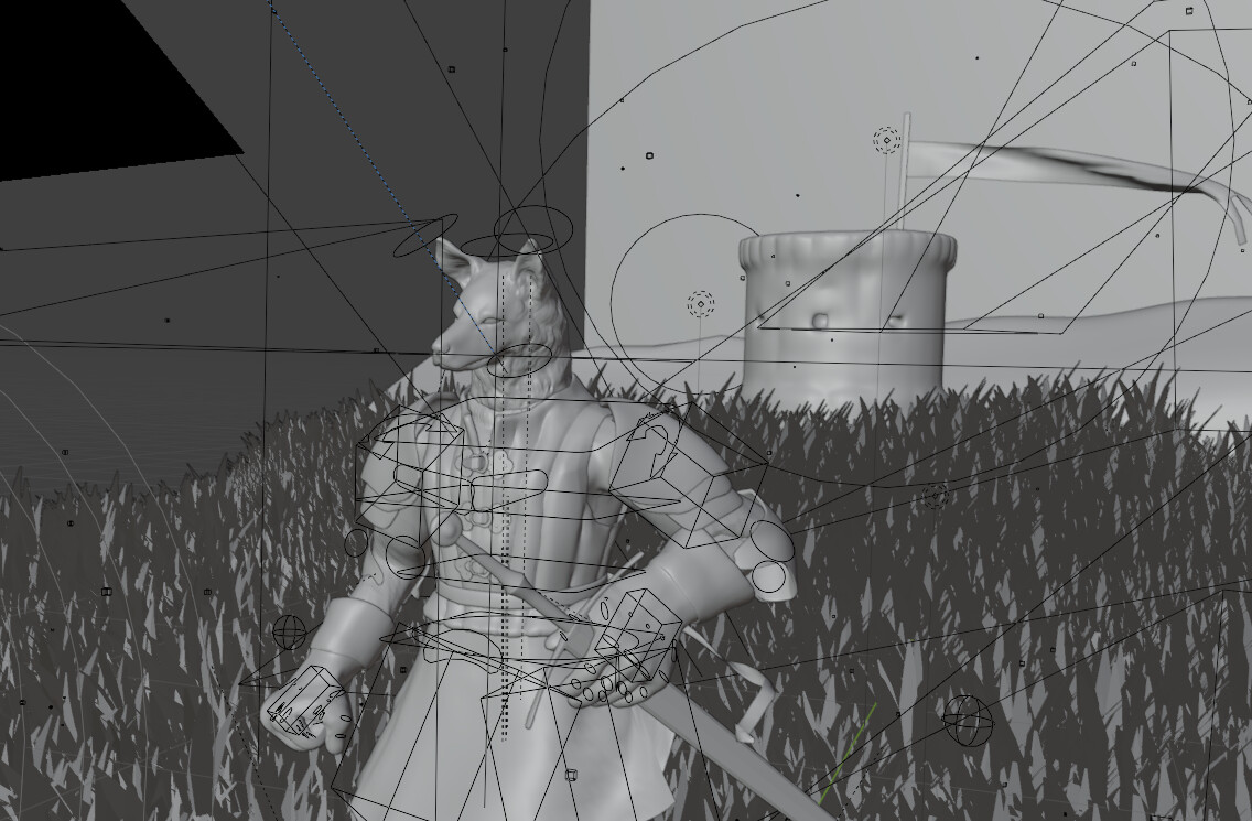 Character setup viewport