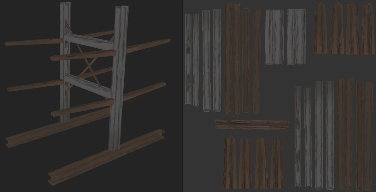 Auto storage rack