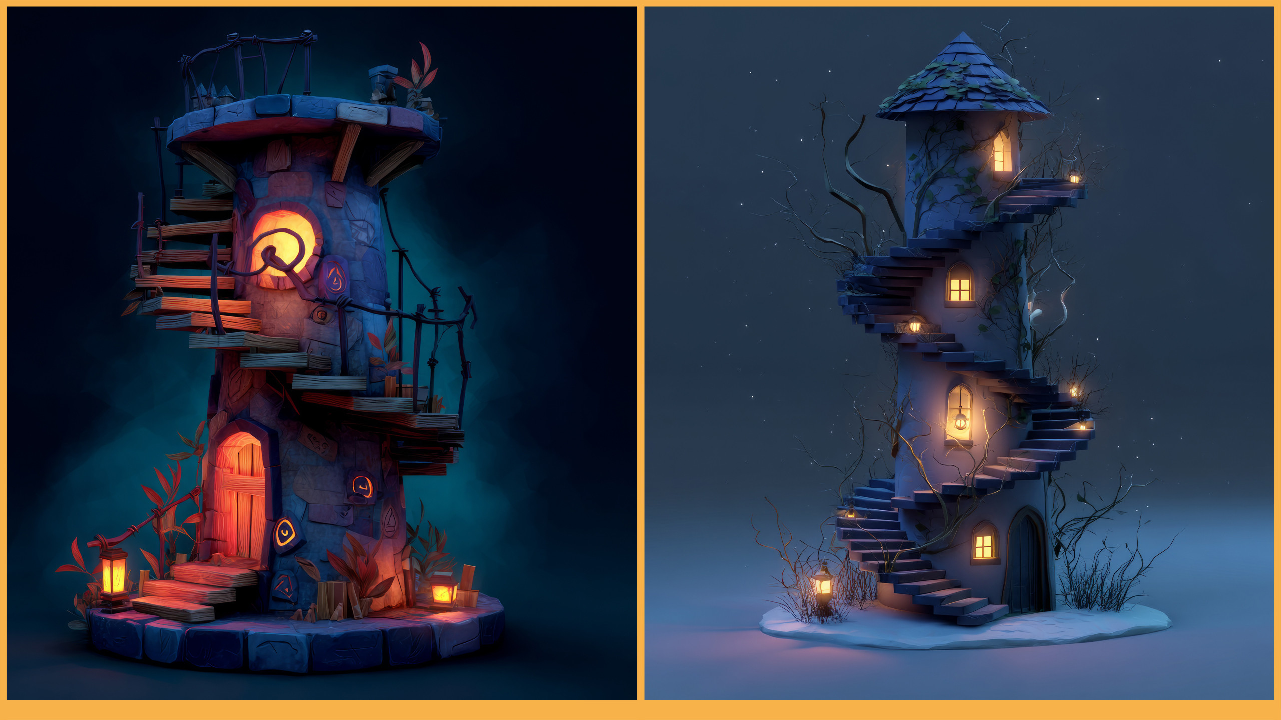 Product Link: https://www.artstation.com/a/50301454
Stylized Environment &amp; Props Bundle VOL01 [80%OFF]: https://www.artstation.com/a/28261111