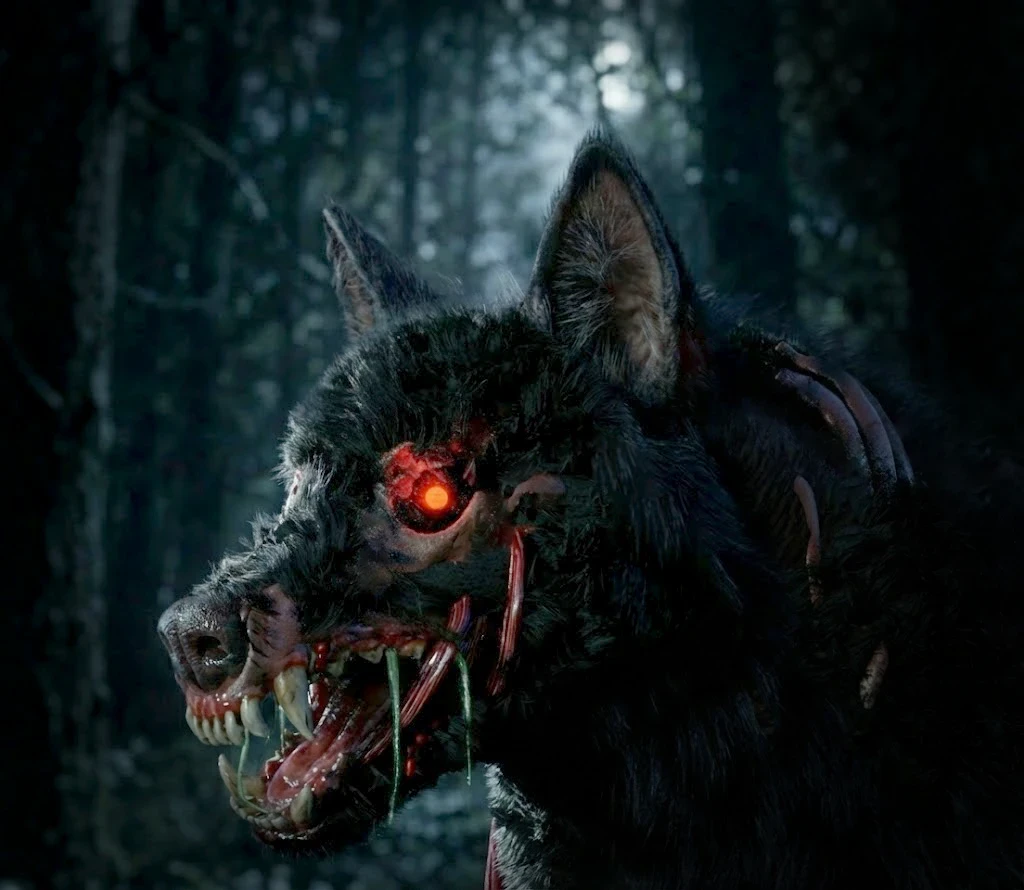 In-engine lookdev testing creature asset integration, fur response, and subsurface scattering under dynamic forest lighting.