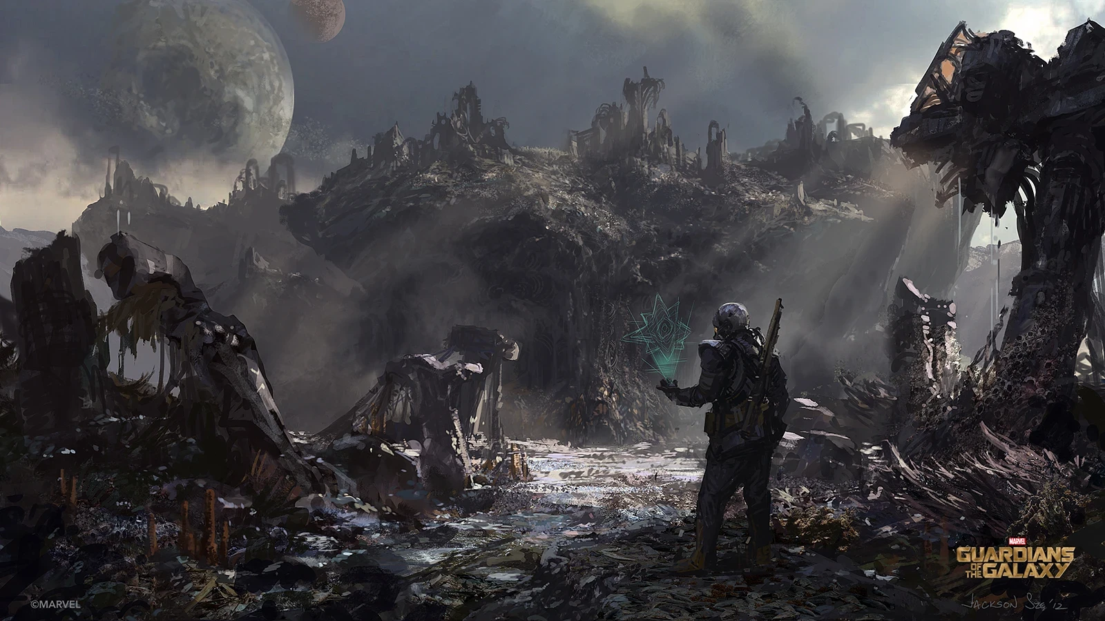 Early Visual Development of the planet Morag