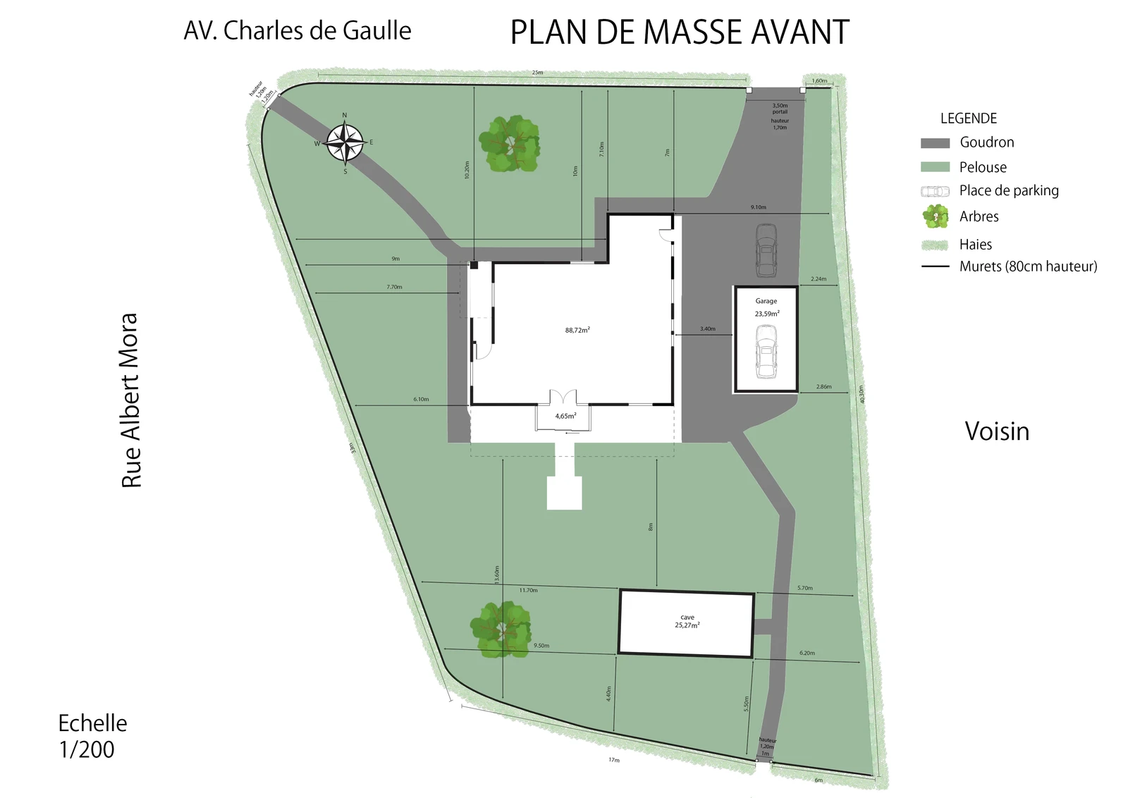 Existing site plan