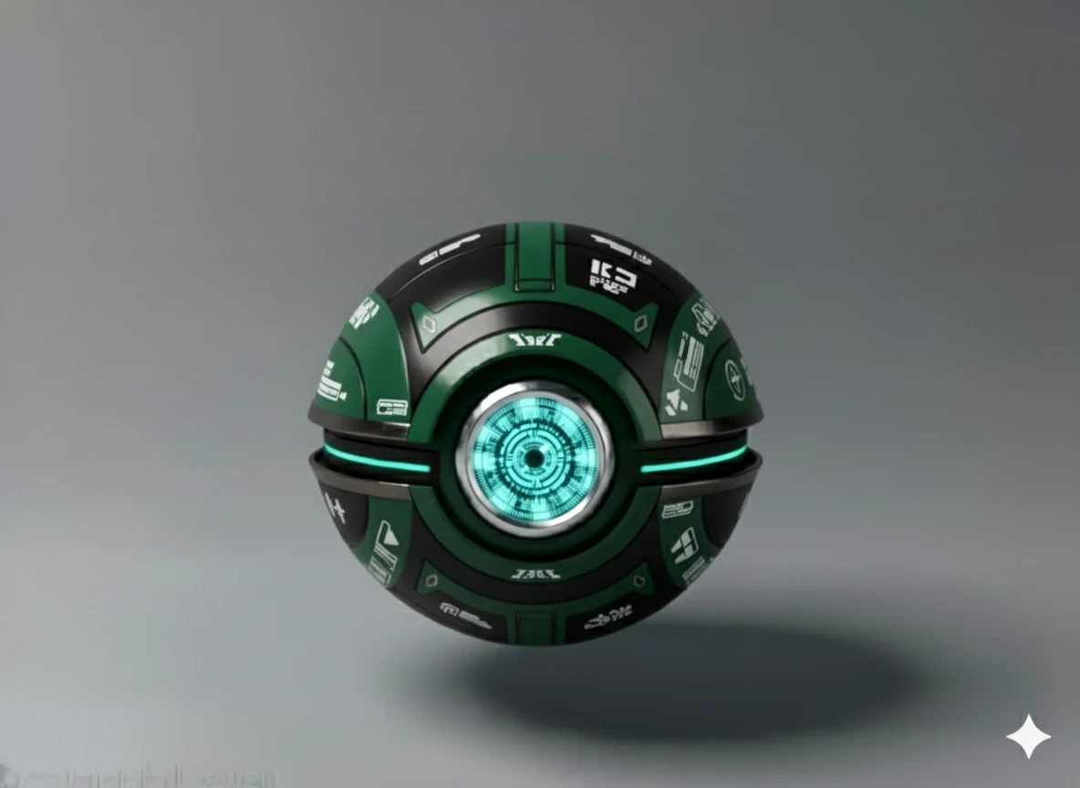 K-Guard Unit 10: Tactical suppression sphere in active configuration.