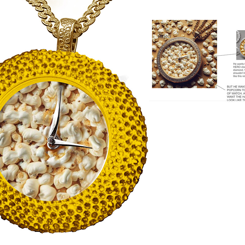 Smart Food Popcorn Watch Flava Flav