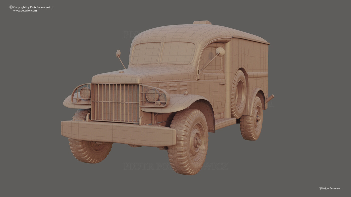 Dodge Ambulance model