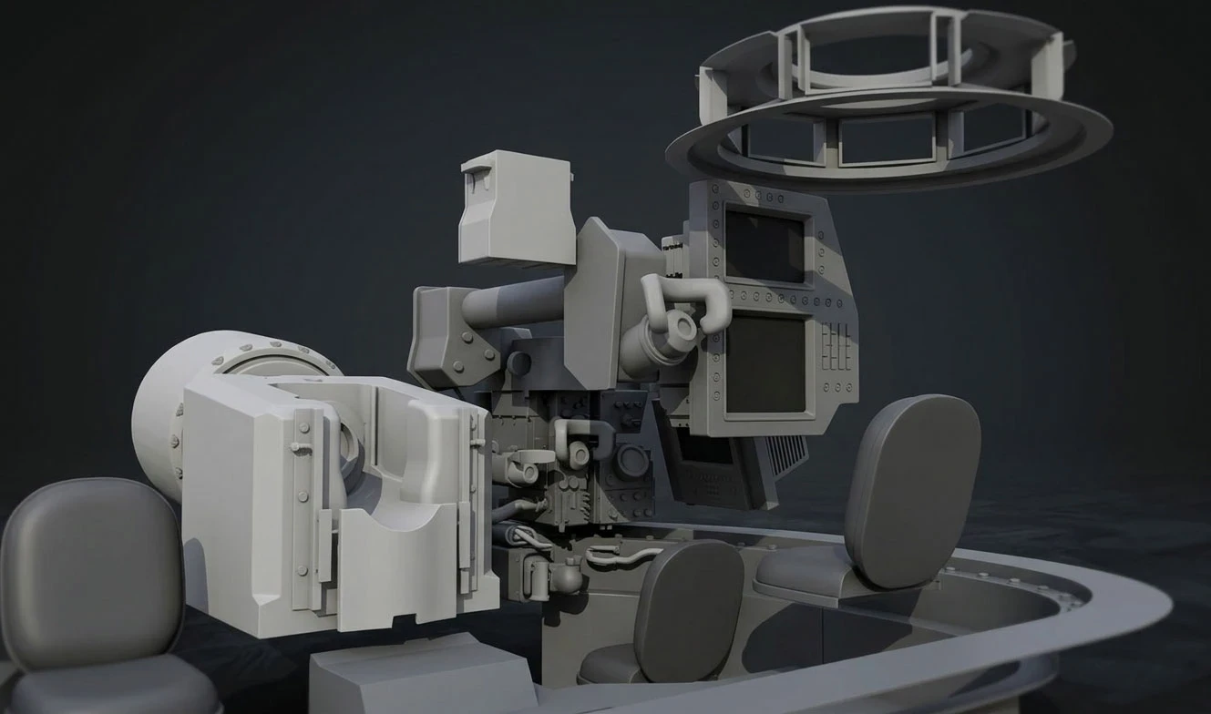 Interior space. Loader's seat, gunner low center, commander's seat right upper below hatch to enter the tank.