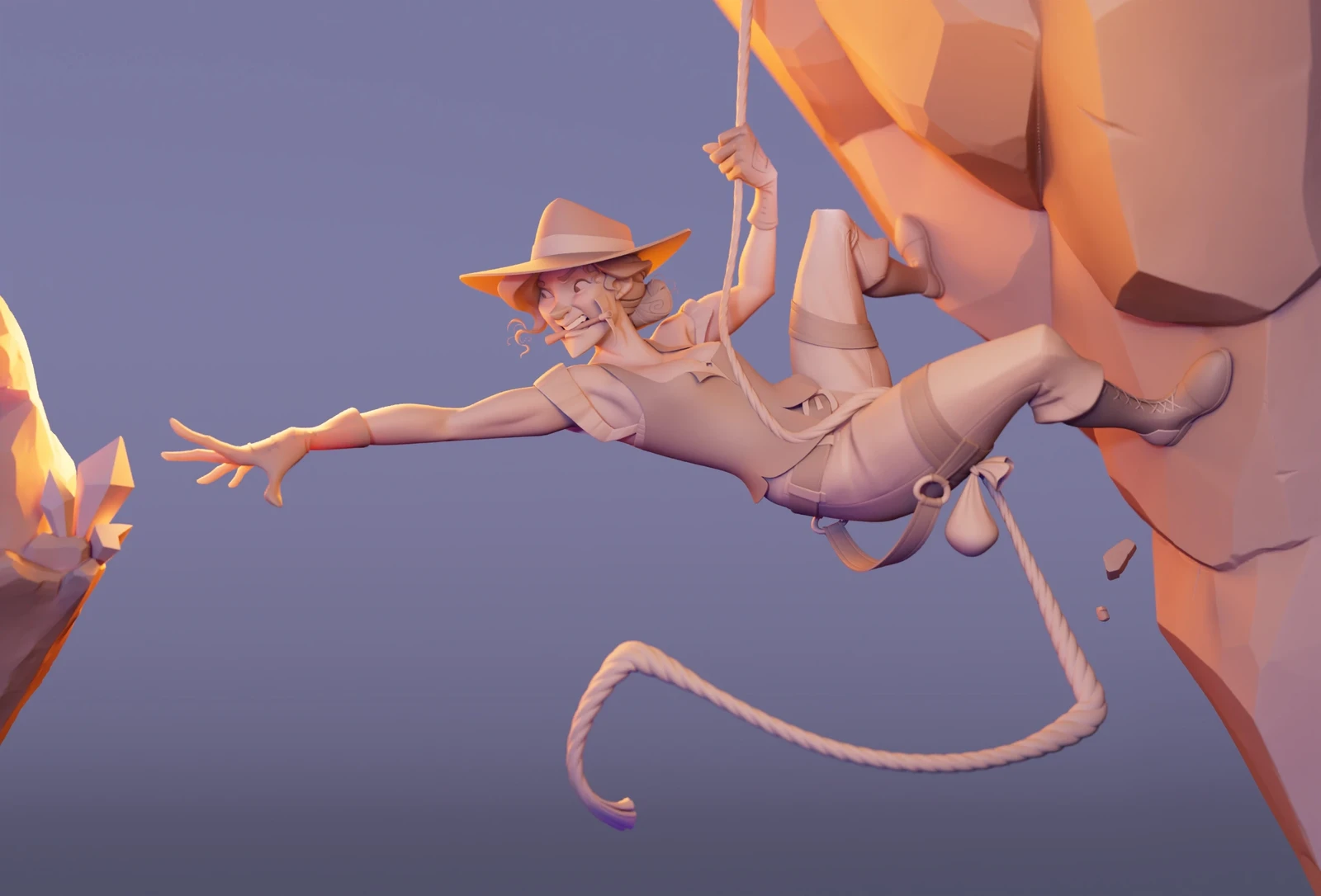 full clay render