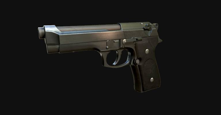 ArtStation - Beretta Handgun , Sam Juarez