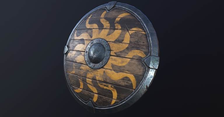 ArtStation - Wooden Shield