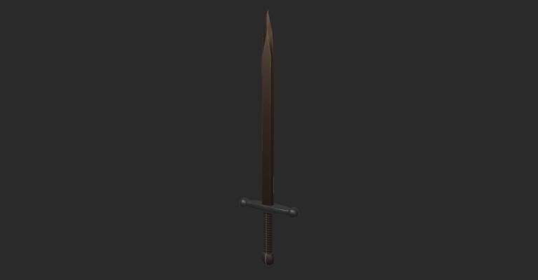 ArtStation - Bronze Longsword (WIP)