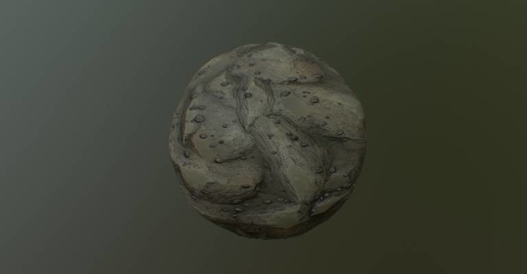 ArtStation - Stylized Rocky Terrain Material