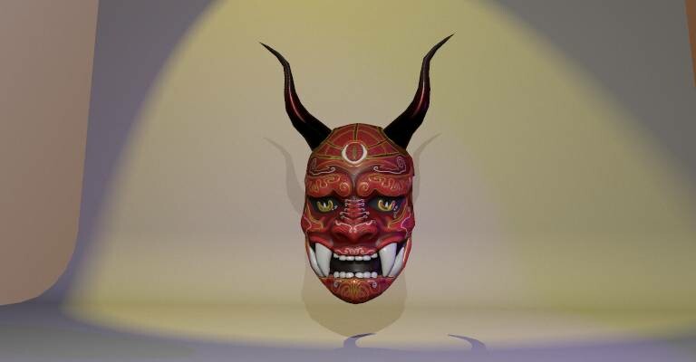 ArtStation - Oni Mask