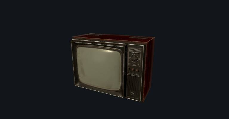 ArtStation - Retro TV Rassvet 3071 / Рассвет 3071