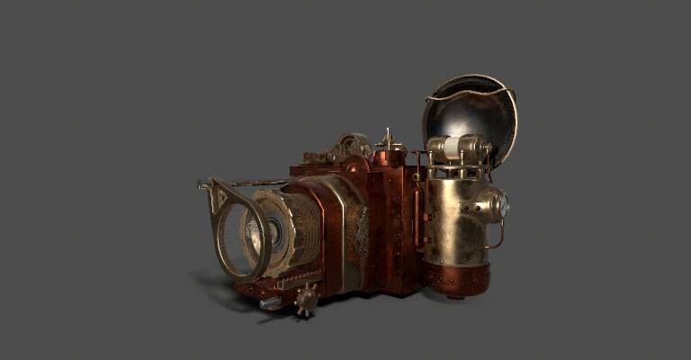 ArtStation - Steampunk Camera