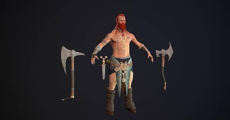 ArtStation - Celtic Warrior