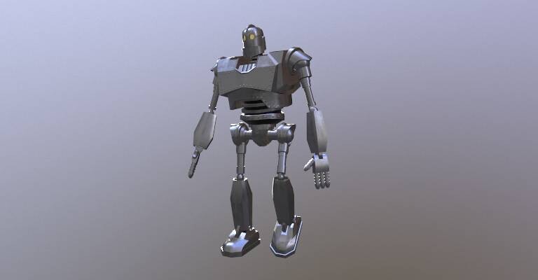 Artstation - Iron Giant 3d Model