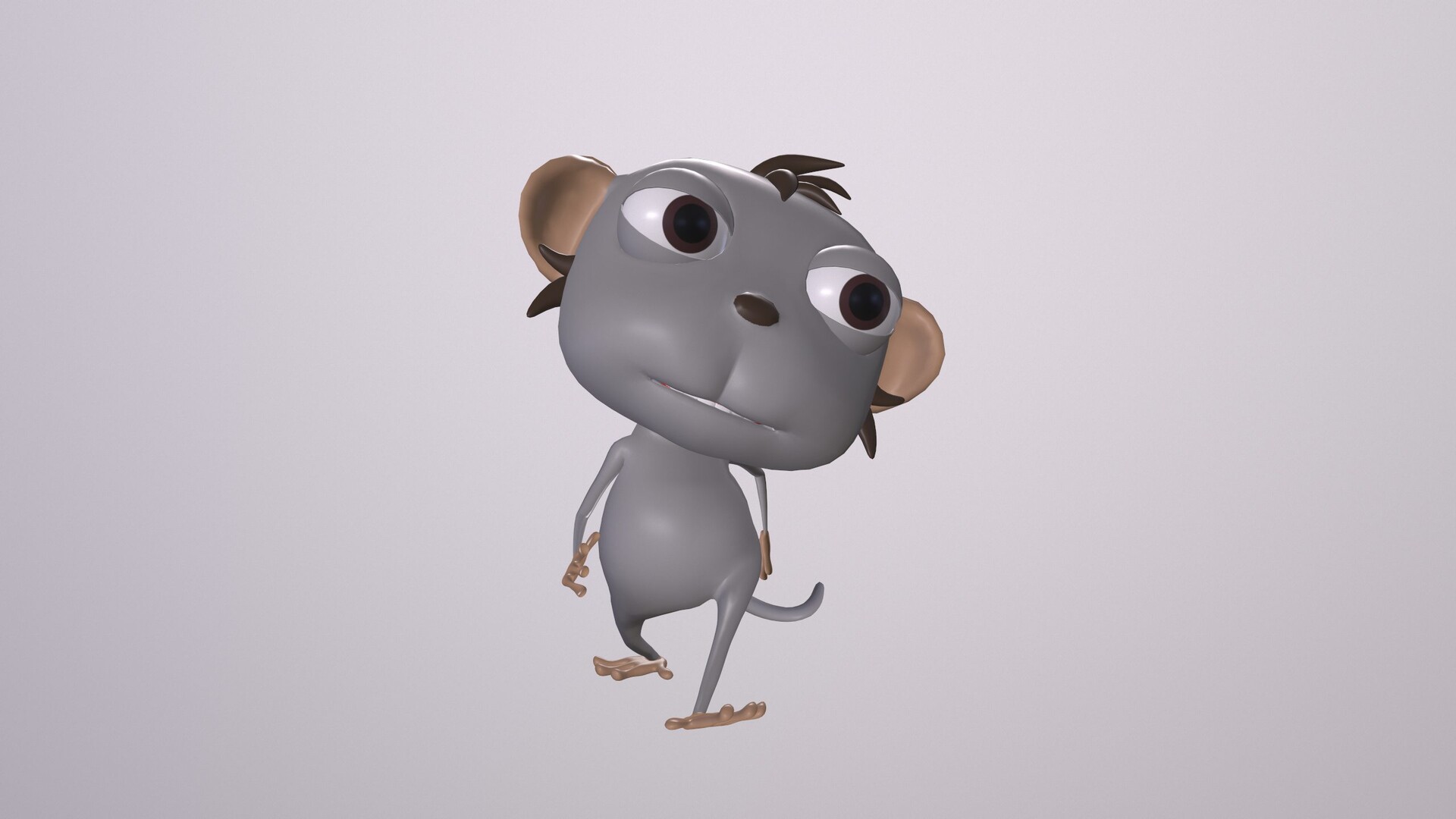 ArtStation - Monkey cartoon Rigged model