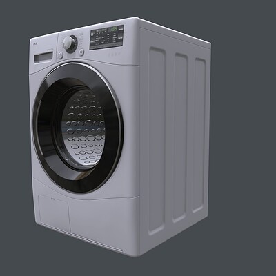 LG Dryer White