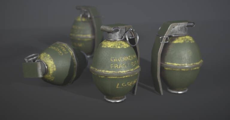 ArtStation - M26 Hand Grenade