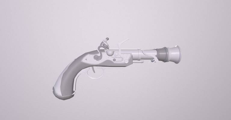 ArtStation - Antique gun