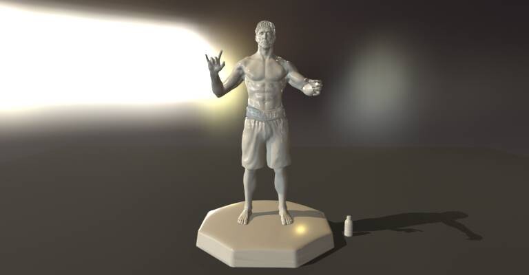 MMA fighter model