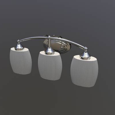 Chrome Vanity Light