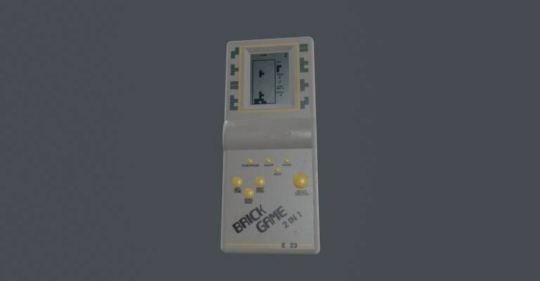 ArtStation - 90's BRICK GAME - 2 IN 1