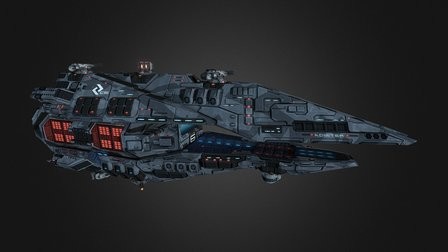 ArtStation - Titan gunship