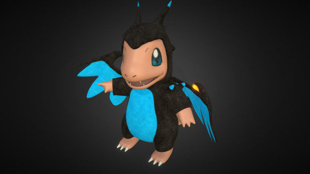 Charmander with Charizard x Hoodie
