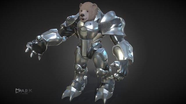 B-Zilla, the Cyborg Bear Godzilla