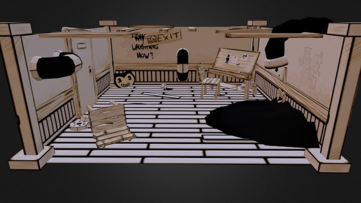 ArtStation - Bendy and The Ink Machine Fanart