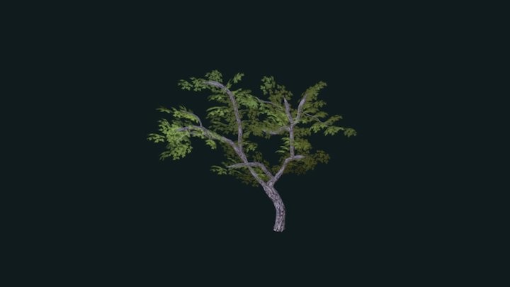 ArtStation - Low poly tree