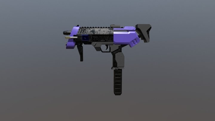 ArtStation - Sombras machine Pistol