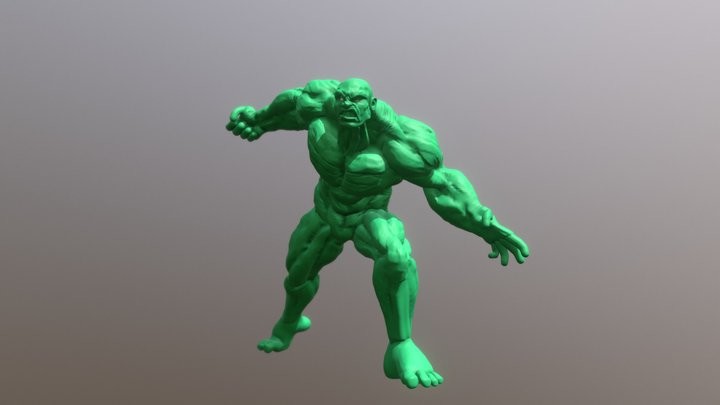 MAQUETTE - Progression 02 - THE HULK