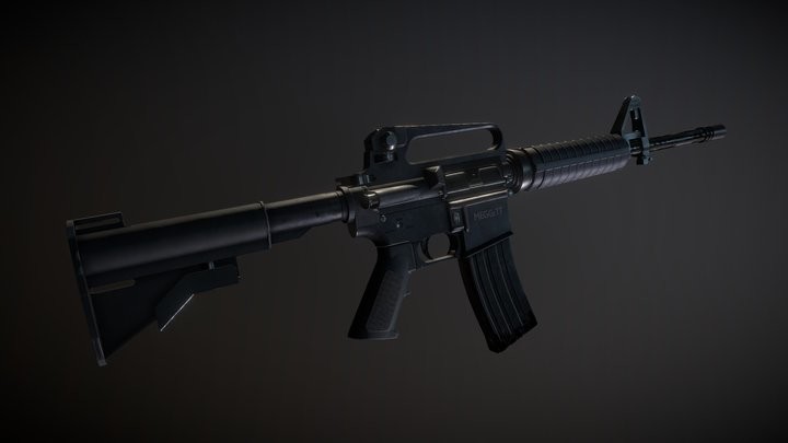 ArtStation - M4 simulation rifle