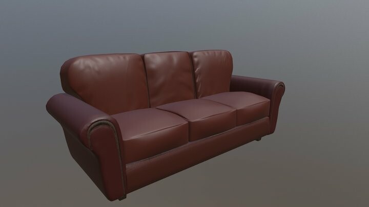 ArtStation - Sofa (game ready)