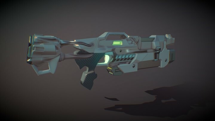 ArtStation - Remodel WiP of 2D Gun Sketch by Gaetano Casella