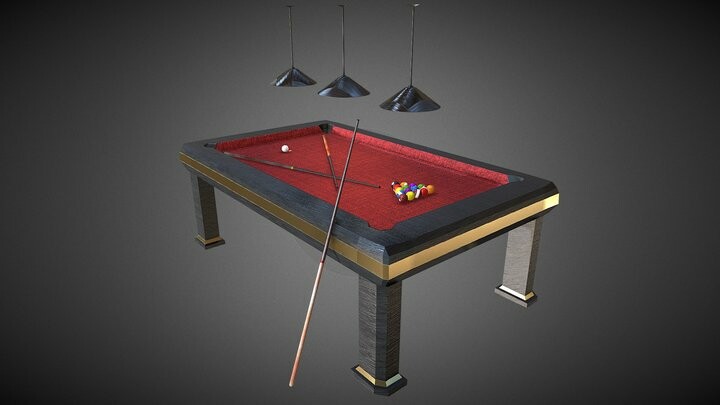ArtStation - Luxury Pool Table