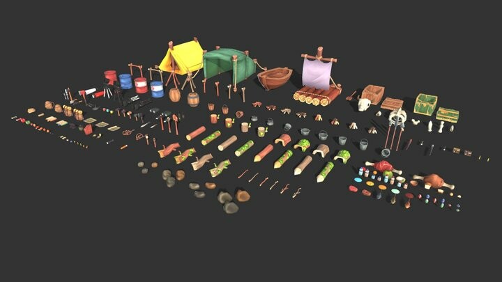 ArtStation - Survival Asset Kit