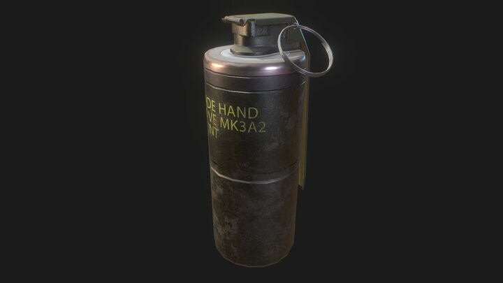 ArtStation - Frag Grenade MK3A2