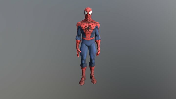 ArtStation - Spiderman Idle (Breathing) Animation