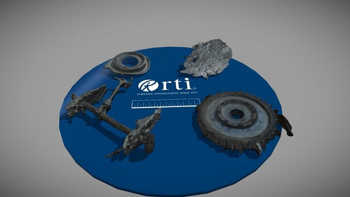 Aircraft Wreckage Photogrammetry Scan 